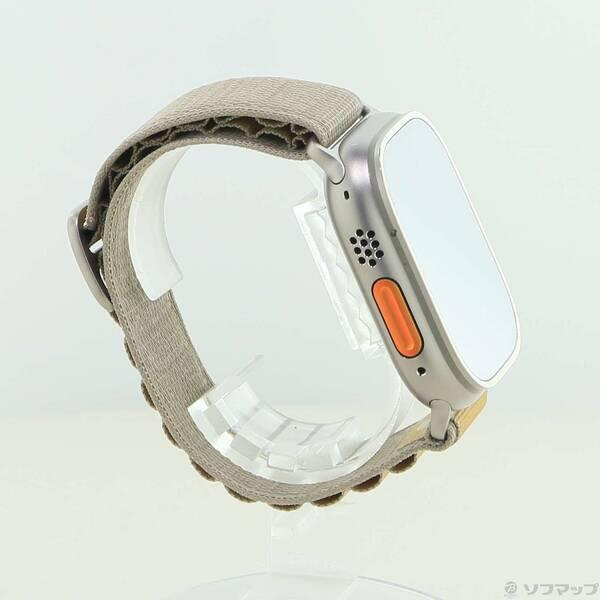 〔中古〕Apple(アップル) Apple Watch Ultra 2 GPS + Cellular 49mm ナチュラルチタニウムケース タンアルパインループ〔377-ud〕 |  | 03