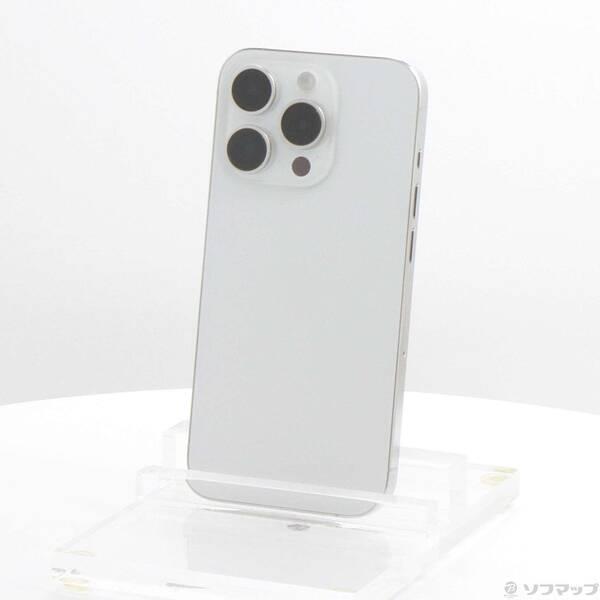 〔中古〕Apple(アップル) iPhone15 Pro 128GB ホワイトチタニウム MTU83J／A SIMフリー〔269-ud〕 | 