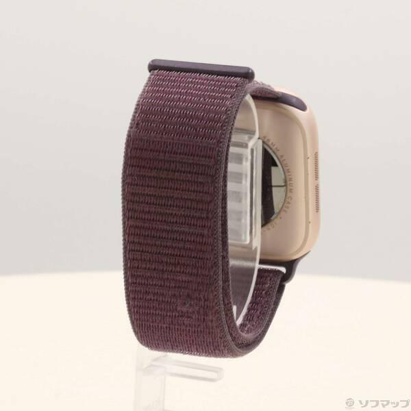 〔中古〕Apple(アップル) Apple Watch Series 10 GPS + Cellular 46mm ゴールドアルミニウムケース プラムスポーツループ〔377-ud〕 |  | 02