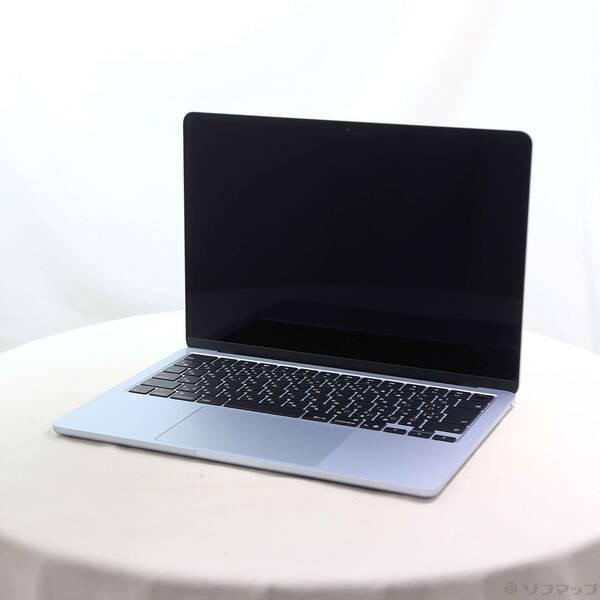 〔中古〕Apple(アップル) MacBook Air 13.6-inch Early-2025 MC6T4J／A Apple M4 10コアCPU_8コアGPU 16GB SSD256GB スカイブルー 〔26.3 Tahoe〕〔377-ud〕 | 