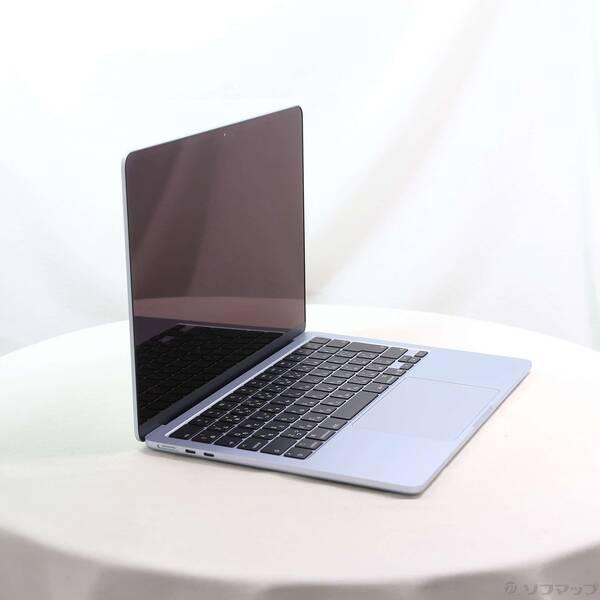 〔中古〕Apple(アップル) MacBook Air 13.6-inch Early-2025 MC6T4J／A Apple M4 10コアCPU_8コアGPU 16GB SSD256GB スカイブルー 〔26.3 Tahoe〕〔377-ud〕 |  | 03