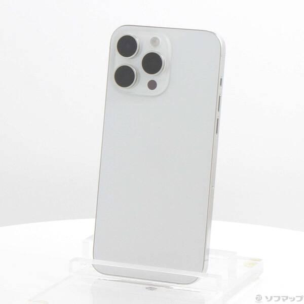 〔中古〕Apple(アップル) iPhone15 Pro Max 512GB ホワイトチタニウム MU6V3J／A SIMフリー〔377-ud〕 | 