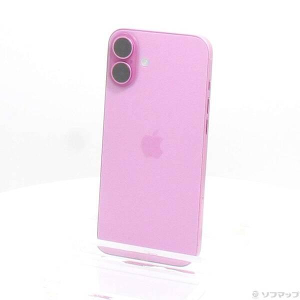 〔中古〕Apple(アップル) iPhone16 Plus 128GB ピンク MXVD3J／A SIMフリー〔258-ud〕 | 