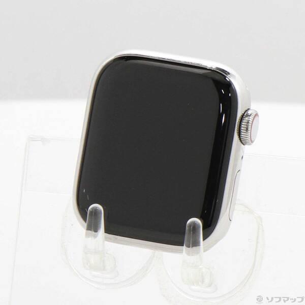 〔中古〕Apple(アップル) Apple Watch Series 8 GPS + Cellular 41mm シルバーステンレススチールケース バンド無し〔377-ud〕 | 