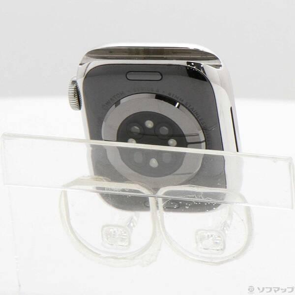〔中古〕Apple(アップル) Apple Watch Series 8 GPS + Cellular 41mm シルバーステンレススチールケース バンド無し〔377-ud〕 |  | 02