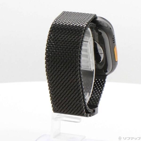 〔中古〕Apple(アップル) Apple Watch Ultra 2 GPS + Cellular 49mm ブラックチタニウムケース ブラックチタニウムミラネーゼループ〔377-ud〕 |  | 02
