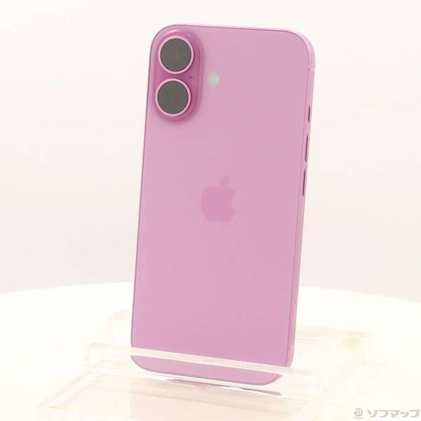 〔中古〕Apple(アップル) iPhone16 256GB ピンク MYDY3J／A SIMフリー〔262-ud〕 | 