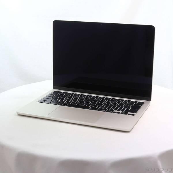〔中古〕Apple(アップル) MacBook Air 13.6-inch Mid-2022 MLY13J／A Apple M2 8コアCPU_8コアGPU 8GB SSD256GB スターライト 〔26.3 Tahoe〕〔377-ud〕 | 