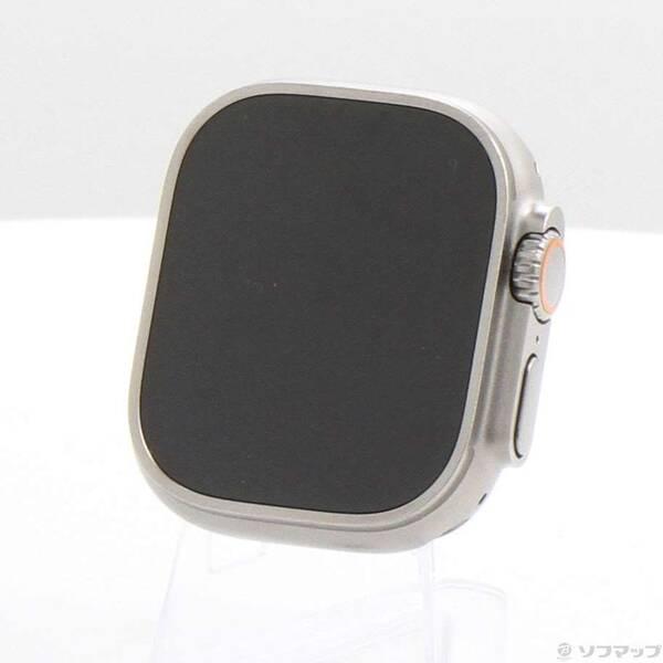 〔中古〕Apple(アップル) Apple Watch Ultra GPS + Cellular 49mm チタニウムケース バンド無し〔377-ud〕 | 