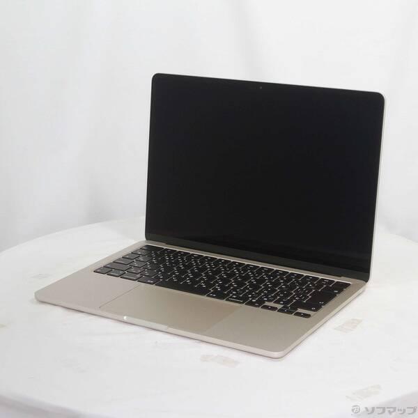 〔中古〕Apple(アップル) MacBook Air 13.6-inch Mid-2022 MLY13J／A Apple M2 8コアCPU_8コアGPU 8GB SSD256GB スターライト 〔26.3 Tahoe〕〔269-ud〕 | 