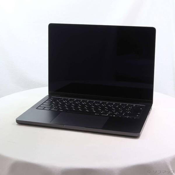 〔中古〕〔展示品〕 MacBook Pro 14.2-inch Late-2025 MDE04J／A Apple M5 10コアCPU_10コアGPU 16GB SSD512GB スペースブラック 〔26.0 Tahoe〕〔262-ud〕 | 