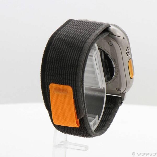 〔中古〕Apple(アップル) Apple Watch Ultra GPS + Cellular 49mm チタニウムケース ブラック／グレイトレイルループ〔269-ud〕 |  | 02