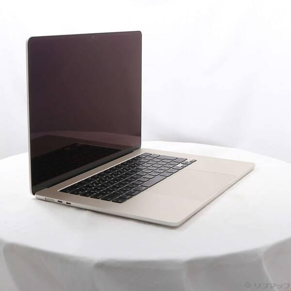 〔中古〕Apple(アップル) MacBook Air 15.3-inch Mid-2023 MQKV3J／A Apple M2 8コアCPU_10コアGPU 16GB SSD1TB スターライト 〔26.3 Tahoe〕〔258-ud〕 |  | 03