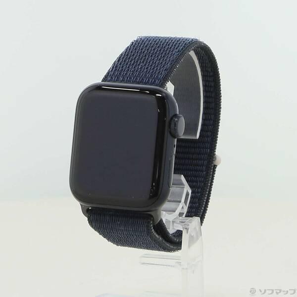〔中古〕Apple(アップル) Apple Watch SE 第2世代 GPS 40mm ミッドナイトアルミニウムケース ミッドナイトスポーツループ〔269-ud〕 | 
