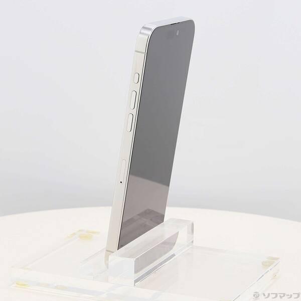 〔中古〕Apple(アップル) iPhone15 Pro Max 256GB ホワイトチタニウム MU6Q3J／A SIMフリー〔269-ud〕 |  | 01