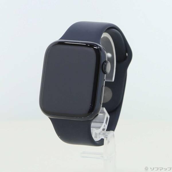 〔中古〕Apple(アップル) Apple Watch Series 9 GPS 45mm ミッドナイトアルミニウムケース ミッドナイトスポーツバンド〔269-ud〕 | 