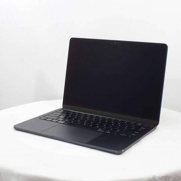 〔中古〕Apple(アップル) MacBook Air 13.6-inch Mid-2022 MLY43J／A Apple M2 8コアCPU_10コアGPU 8GB SSD512GB ミッドナイト 〔26.3 Tahoe〕〔377-ud〕 | 