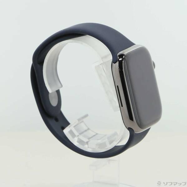 〔中古〕Apple(アップル) Apple Watch Series 8 GPS + Cellular 45mm グラファイトステンレススチールケース ミッドナイトスポーツバンド〔269-ud〕 |  | 03