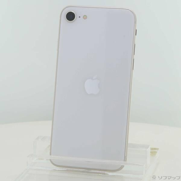 〔中古〕Apple(アップル) iPhone SE 第3世代 64GB スターライト MMYD3J／A SIMフリー〔258-ud〕 | 