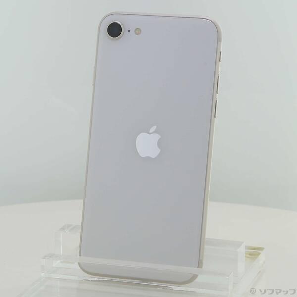 〔中古〕Apple(アップル) iPhone SE 第3世代 64GB スターライト MMYD3J／A SIMフリー〔258-ud〕 | 