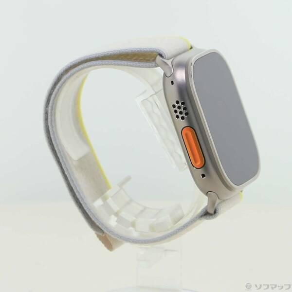 〔中古〕Apple(アップル) Apple Watch Ultra GPS + Cellular 49mm チタニウムケース イエロー／ベージュトレイルループ〔269-ud〕 |  | 03