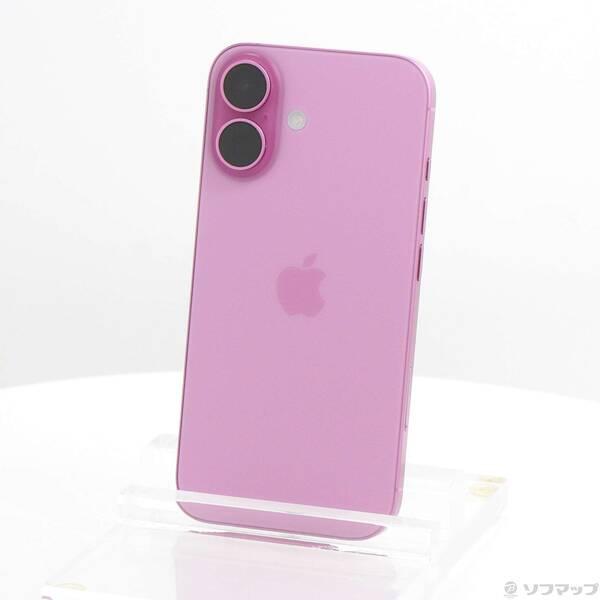 〔中古〕Apple(アップル) iPhone16 128GB ピンク MYDT3J／A SIMフリー〔349-ud〕 | 