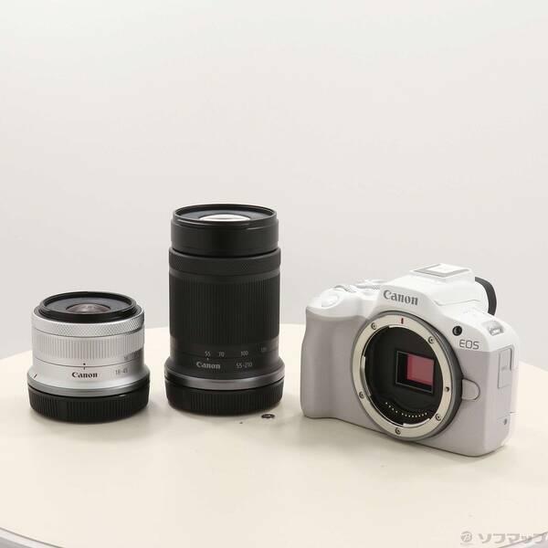 〔中古〕Canon(キヤノン) EOS R50 ダブルズームキット ホワイト〔258-ud〕 | 