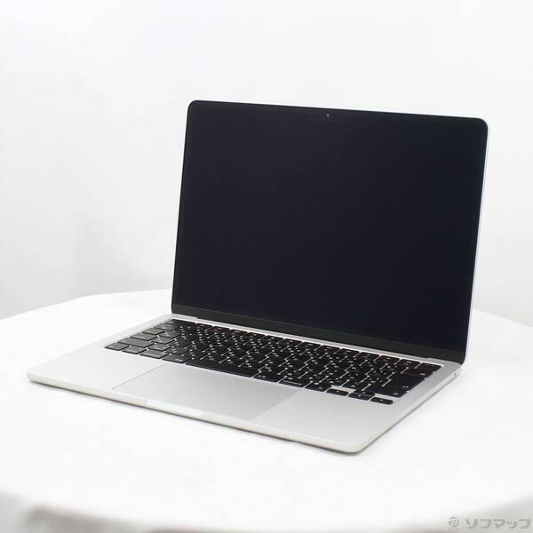 〔中古〕Apple(アップル) MacBook Air 13.6-inch Mid-2022 MLY03J／A Apple M2 8コアCPU_10コアGPU 8GB SSD512GB シルバー 〔26.3 Tahoe〕〔269-ud〕 | 