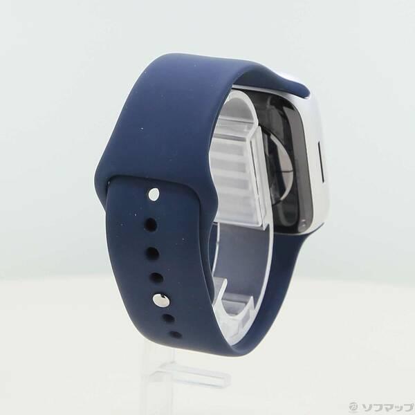 〔中古〕Apple(アップル) Apple Watch Series 9 GPS 45mm シルバーアルミニウムケース ストームブルースポーツバンド〔269-ud〕 |  | 02