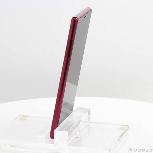 中古〕SONY(ソニー) Xperia 5 64GB レッド SO-01M docomoロック解除SIM