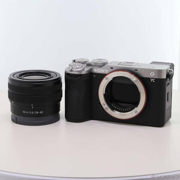 〔中古〕SONY(ソニー) α7C II ズームレンズキット シルバー ILCE-7CM2L S〔262-ud〕 | 