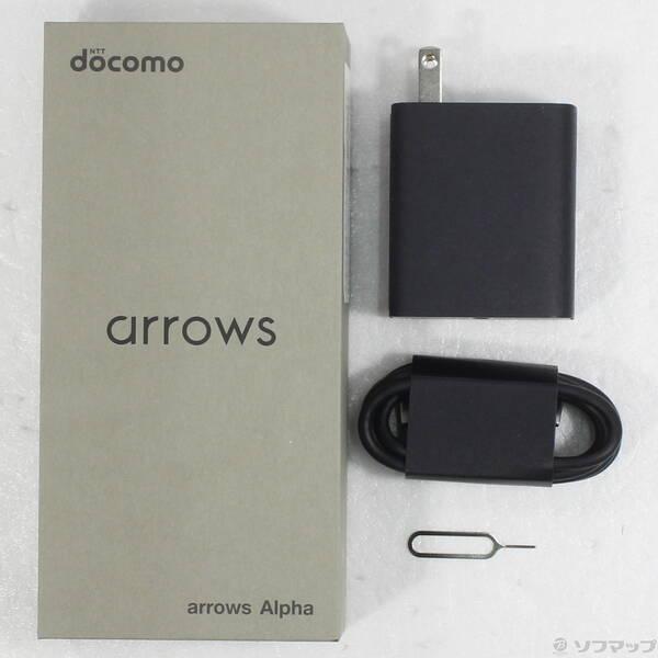 中古〕FCNT arrows Alpha 512GB ブラック F-51F docomo SIMフリー〔349