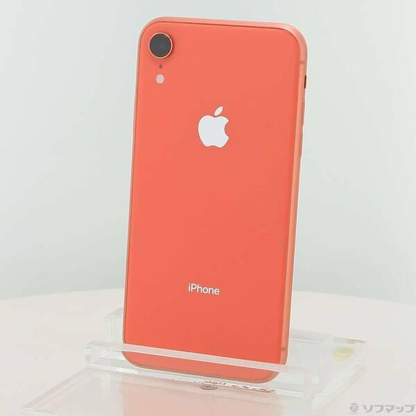 〔中古〕Apple(アップル) iPhoneXR 128GB コーラル MT0T2J／A SIMフリー〔258-ud〕 | 