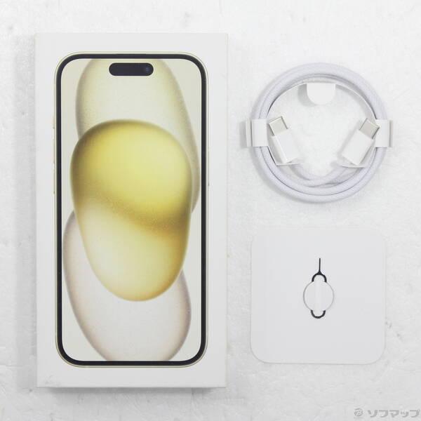 〔中古〕Apple(アップル) iPhone15 256GB イエロー MTMQ3J／A SIMフリー〔269-ud〕 |  | 04