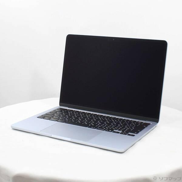 〔中古〕Apple(アップル) MacBook Air 13.6-inch Early-2025 MC6U4J／A Apple M4 10コアCPU_10コアGPU 16GB SSD512GB スカイブルー 〔26.3 Tahoe〕〔377-ud〕 | 