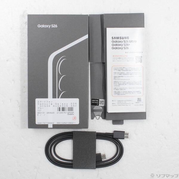〔中古〕SAMSUNG(サムスン) Galaxy S26 256GB スカイブルー SCG36 au SIMフリー〔262-ud〕 |  | 04