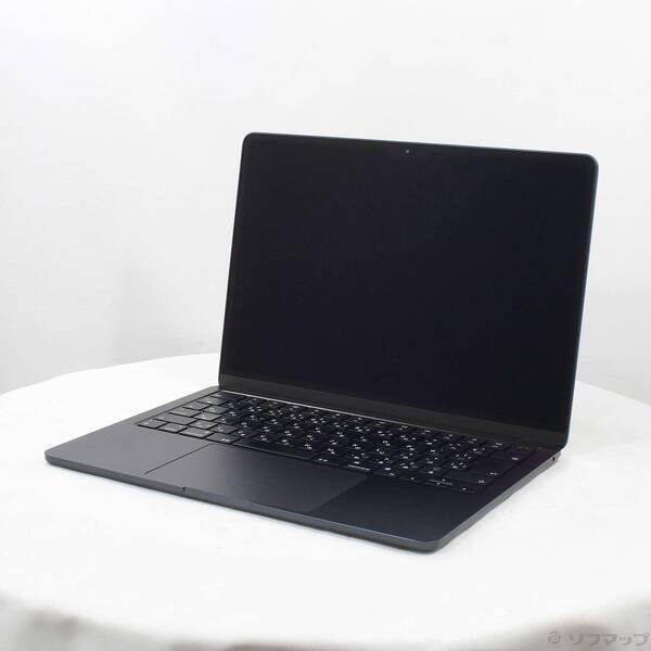 〔中古〕Apple(アップル) MacBook Air 13.6-inch Mid-2022 MLY43J／A Apple M2 8コアCPU_10コアGPU 8GB SSD512GB ミッドナイト 〔26.3 Tahoe〕〔269-ud〕 | 
