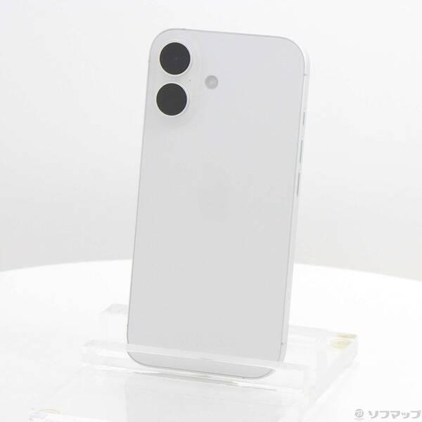〔中古〕Apple(アップル) iPhone16 128GB ホワイト MYDR3J／A SIMフリー〔295-ud〕 | 