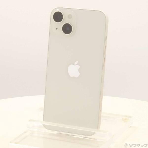 〔中古〕Apple(アップル) iPhone14 128GB スターライト MPUQ3J／A SIMフリー〔377-ud〕 | 