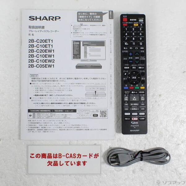 〔中古〕SHARP(シャープ) 〔中古品〕 ブルーレイレコーダー AQUOS（アクオス） 2B-C10EW1 ［1TB ／2番組同時録画］〔348-ud〕 |  | 04