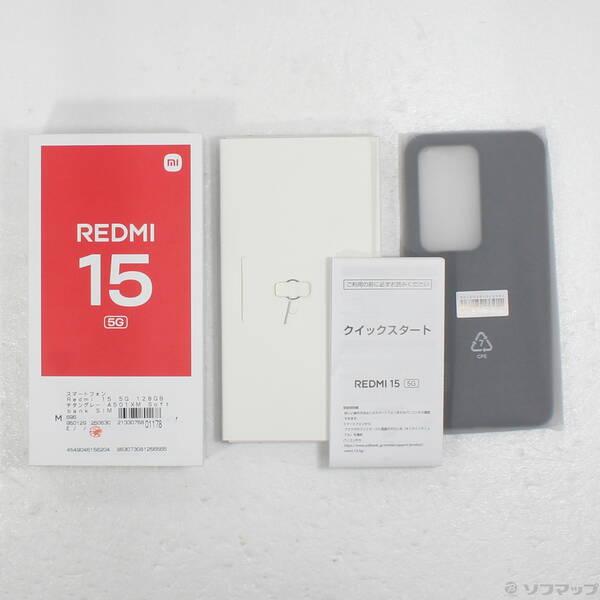 〔中古〕Xiaomi(シャオミ) Redmi 15 5G 128GB チタングレー A501XM Softbank SIMフリー〔297-ud〕 |  | 04