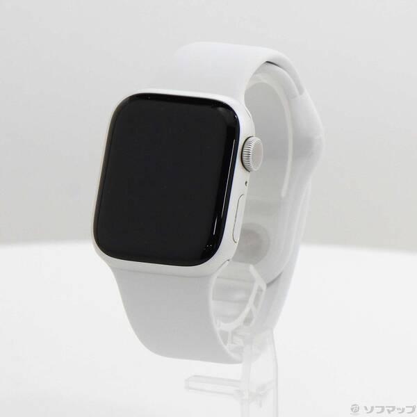 〔中古〕Apple(アップル) Apple Watch Series 8 GPS 41mm シルバーアルミニウムケース ホワイトスポーツバンド〔269-ud〕 | 