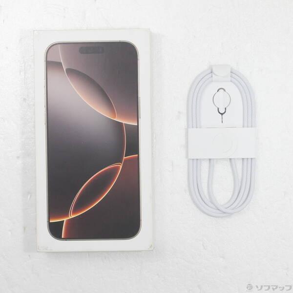 〔中古〕Apple(アップル) iPhone16 Pro Max 256GB デザートチタニウム 3N530J／A SIMフリー〔198-ud〕 |  | 04
