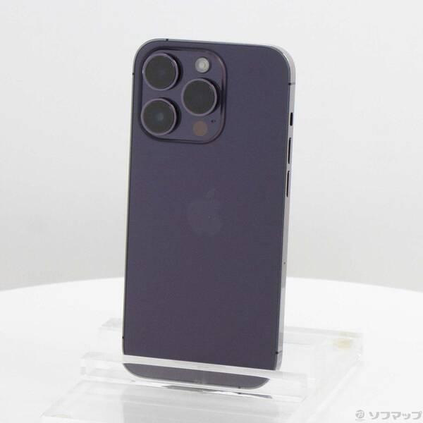 〔中古〕Apple(アップル) iPhone14 Pro 256GB ディープパープル MQ1E3J／A SIMフリー〔377-ud〕 | 