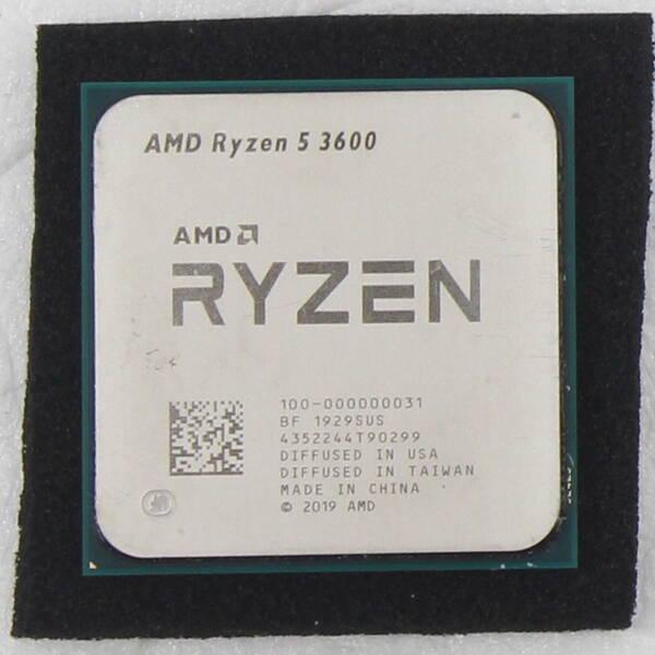 〔中古〕AMD(エーエムディー) Ryzen 5 3600 〔3.6GHz／SOCKET AM4〕〔262-ud〕 | 