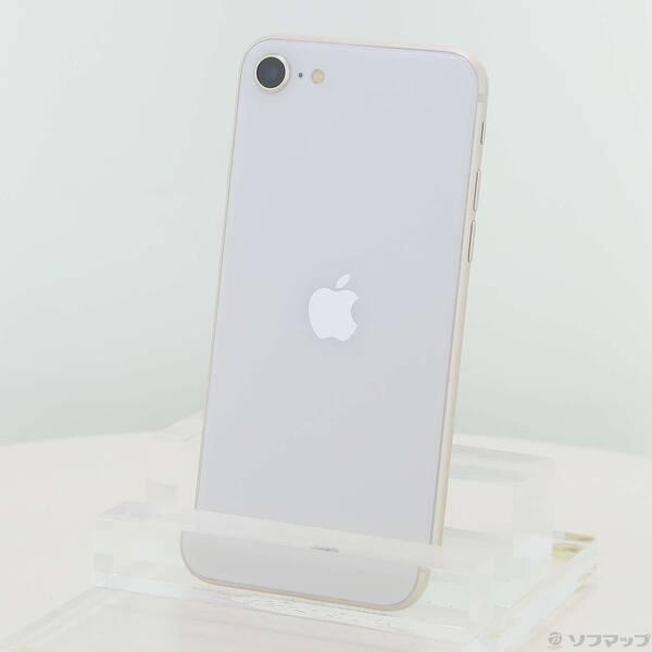 〔中古〕Apple(アップル) iPhone SE 第3世代 64GB スターライト MMYD3J／A SIMフリー〔262-ud〕 | 