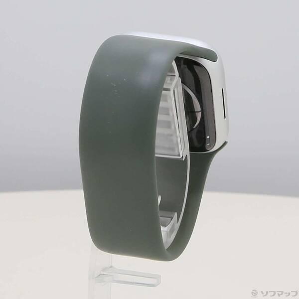 〔中古〕Apple(アップル) Apple Watch Series 8 GPS 41mm シルバーアルミニウムケース オリーブソロループ〔344-ud〕 |  | 02