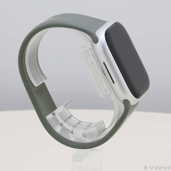 〔中古〕Apple(アップル) Apple Watch Series 8 GPS 41mm シルバーアルミニウムケース オリーブソロループ〔344-ud〕 |  | 03