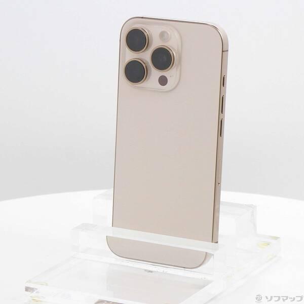 〔中古〕Apple(アップル) iPhone16 Pro 128GB デザートチタニウム MYMX3J／A SIMフリー〔276-ud〕 | 