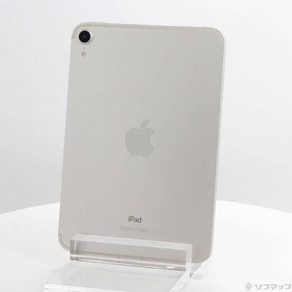〔中古〕Apple(アップル) iPad mini 第6世代 64GB スターライト MK8C3J／A auロック解除SIMフリー〔352-ud〕 | 